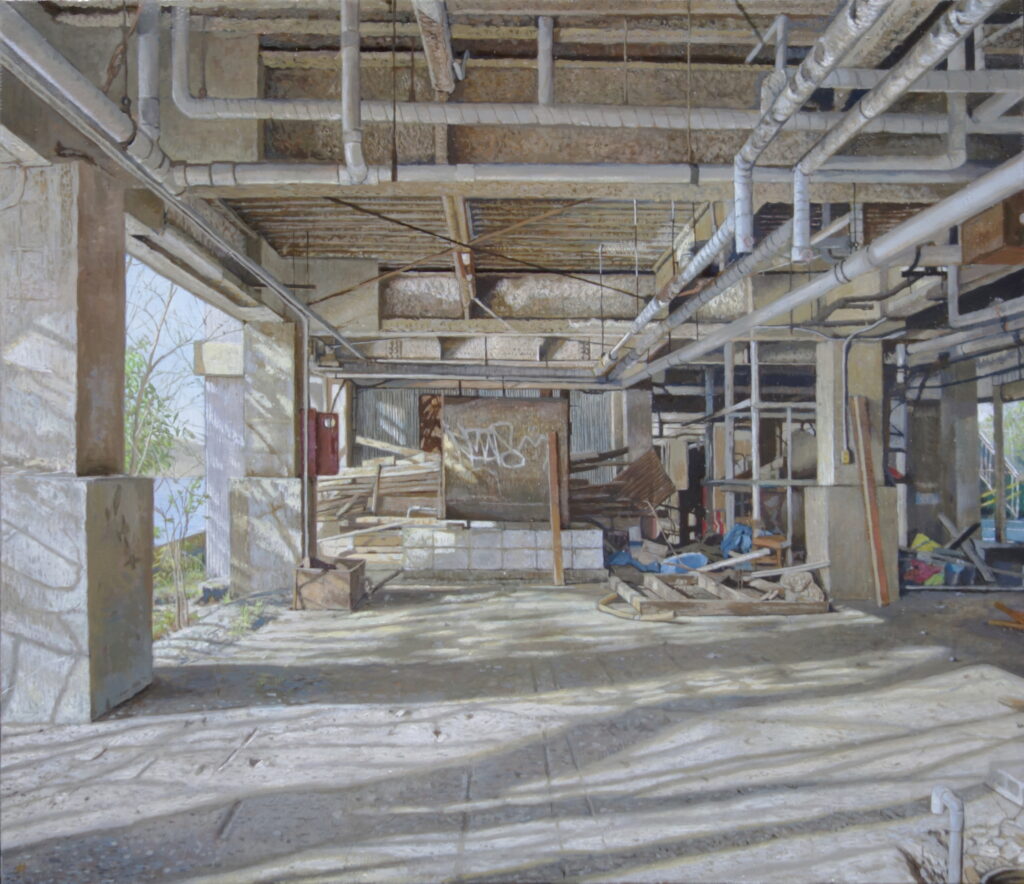 橋本大輔絵画作品。Daisuke Hashimoto paimting, ruins