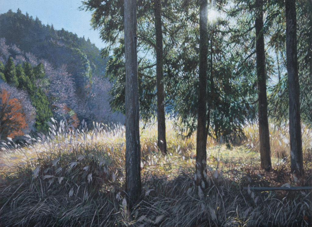 橋本大輔の絵画作品。風景。Daisuke Hashimoto painting, landscape