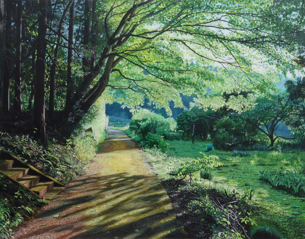 橋本大輔の絵画作品。風景。Daisuke Hashimoto painting, landscape