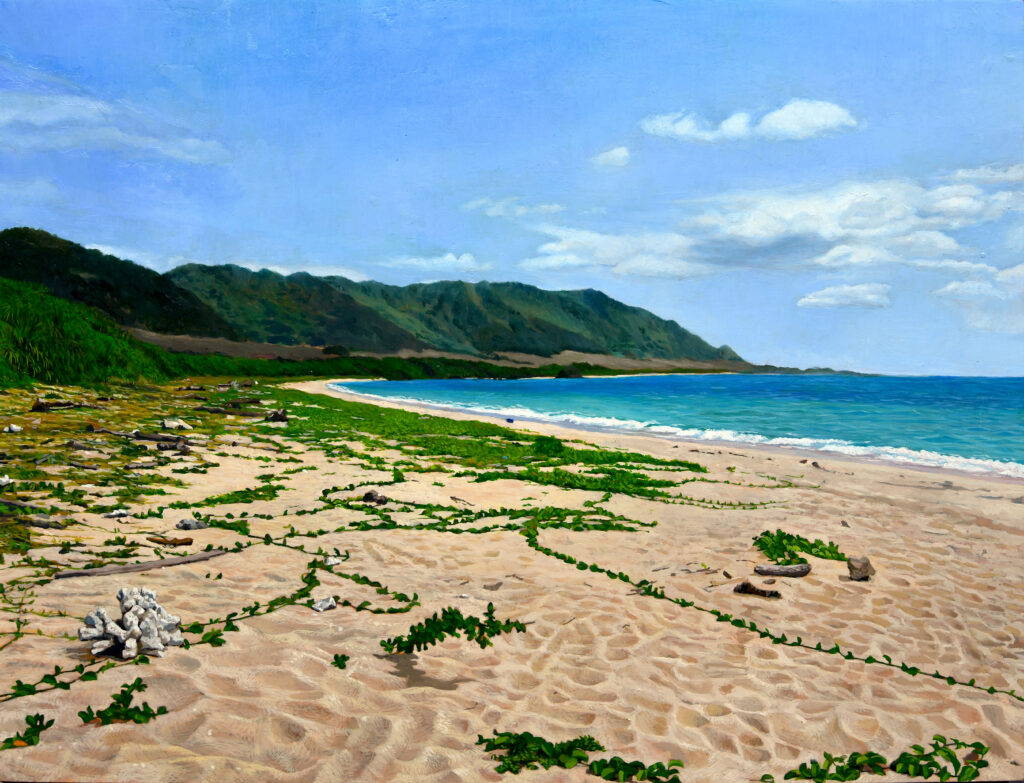 橋本大輔の絵画作品。海、風景。Daisuke Hashimoto painting, sea, landscape