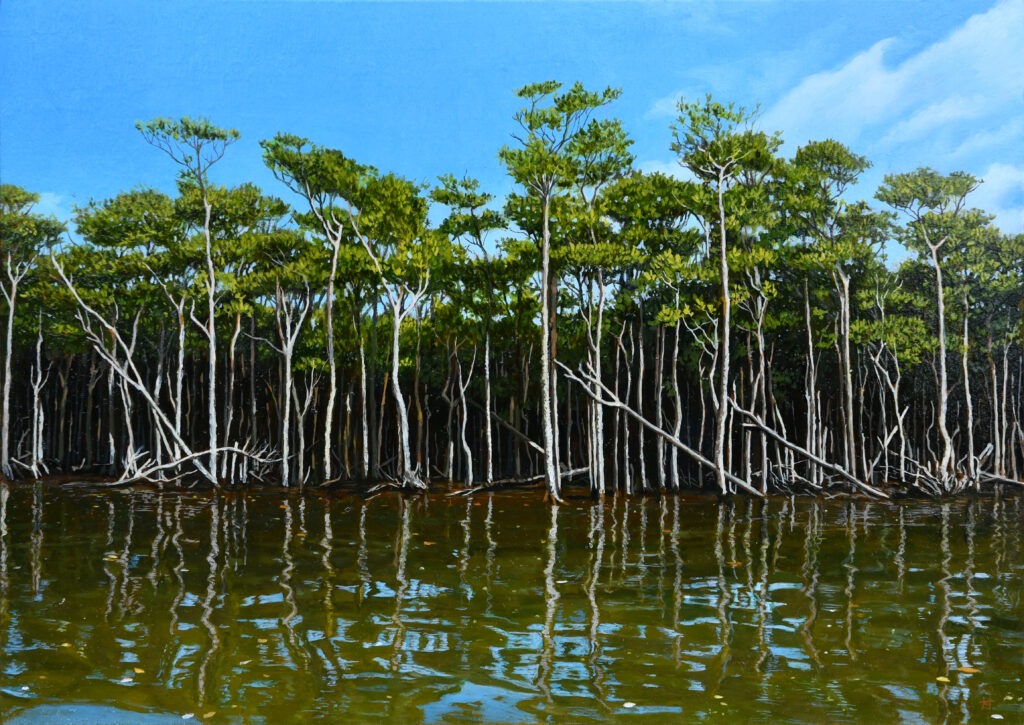 橋本大輔の絵画作品。海、風景。Daisuke Hashimoto painting, sea, landscape