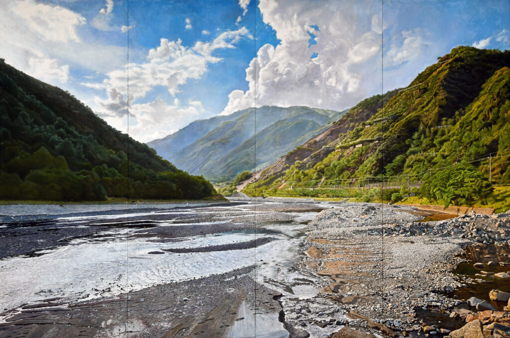 橋本大輔の絵画作品。風景。Daisuke Hashimoto painting, landscape